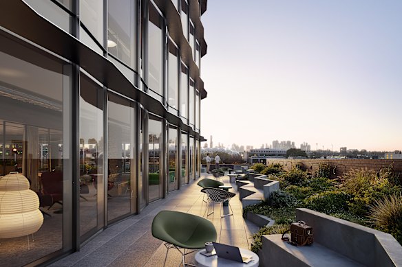 An artist’s impression of a new The Commons property at 33 Cremorne Street, Cremorne.