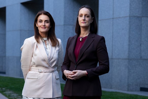Member for Dickson Ali France who defeated Peter Dutton and Member for Melbourne Sarah Witty who defeated Adam Bandt at the last election.
