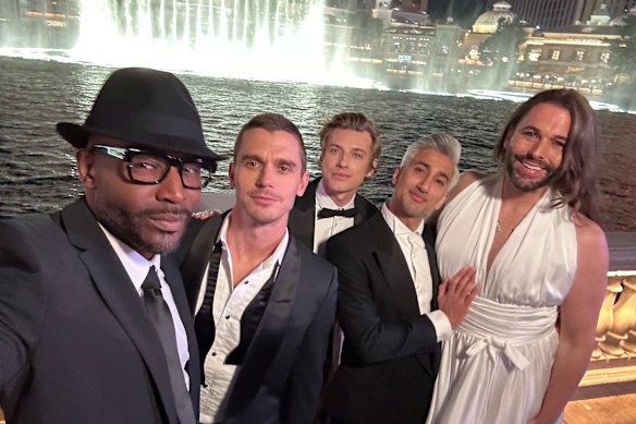 Karamo Brown, Antoni Porowski, Jeremiah Brent, Tan France, Jonathan van Ness. 
