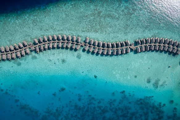 The Maldives are one of the destinations Australians are turning to as war affects the Middle East. 