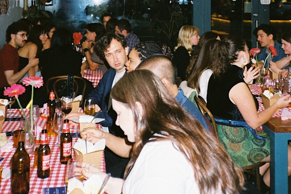 IRL (in real life) singles events run by companies such as Thursday and Crush Club (pictured) have become more popular as people look for alternatives to dating apps.