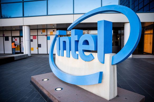 Intel shares soared after a report the Trump administration is in talks with the company over the US government securing a stake in the Silicon Valley chipmaker.