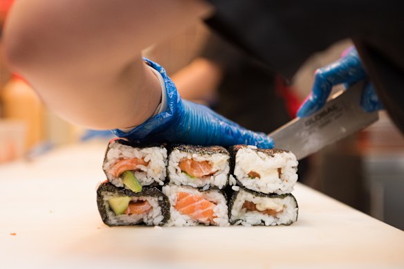 Sushi Hub is one of thousands of shops selling grab-and-go hand rolls in Australia.