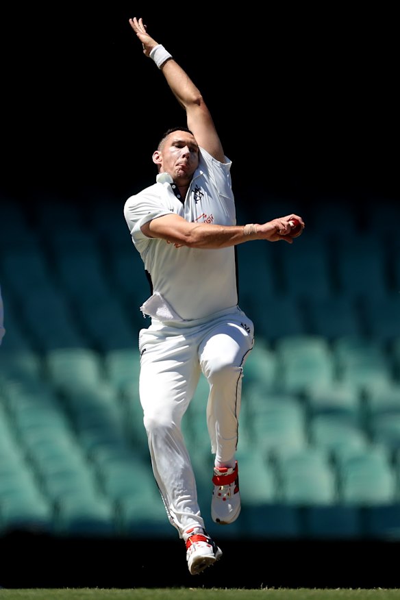 Scott Boland in action. 