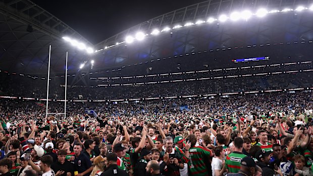 The crowd at Allianz Stadium.