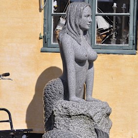 The statue at Dragor Fort, south of Copenhagen.