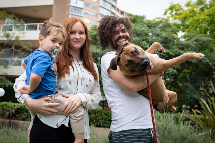Parents Willian and Georgia were hoping for a different kind of bond between their son and his pet.