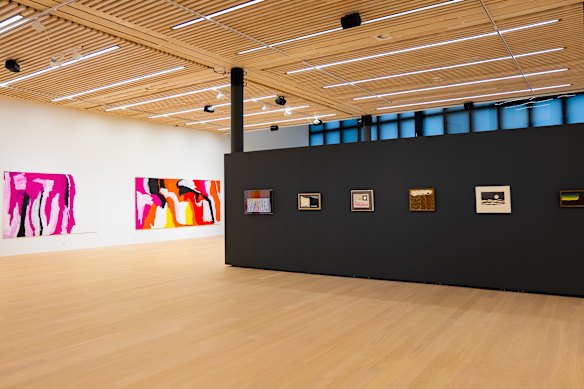 All Sally Gabori’s work in the show is drawn from the collection of Bérengère Primat, who has been collecting Aboriginal art for more than 25 years.