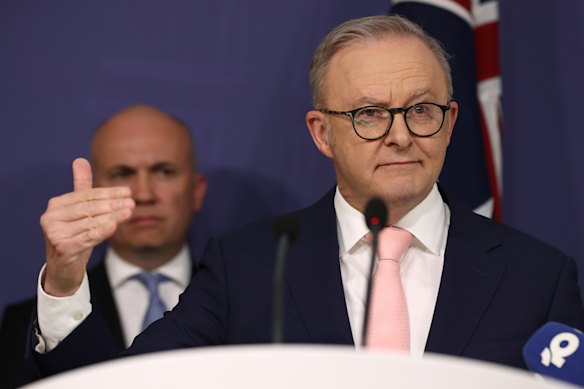 Anthony Albanese says Australia’s 2035 emissions reduction target is “responsible” and “supported by science”.