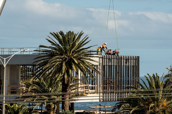 Stokehouse during its rebuild in 2016.