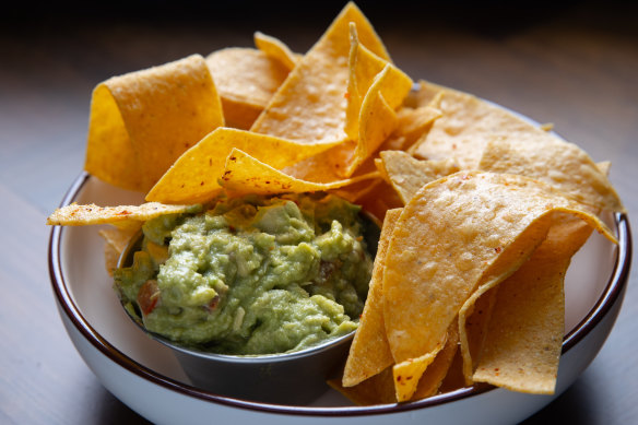 The guacamole is creamy, appropriately spiced and perfectly fresh.