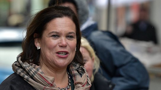 Sinn Fein leader Mary Lou McDonald.