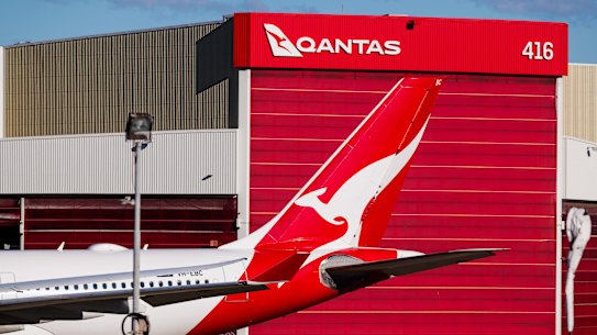 A strange glitch has hit the Qantas app this morning.