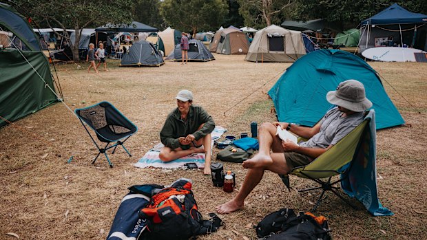 The Basin campground in Ku-ring-gai Chase National Park is one of 23 campgrounds where commercial operators will be able to provide privatised services under a plan being explored by the NSW government. 