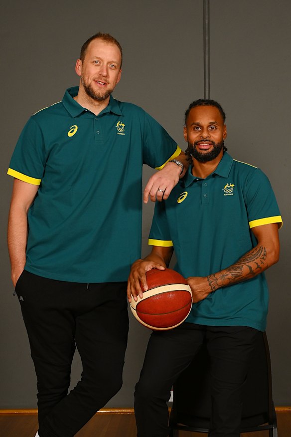 Close friends Joe Ingles and Patty Mills both represented the Boomers at the Olympics five times.
