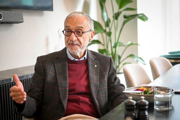 Businessman Joseph Gersh at the Saint Haven club in South Yarra. 
