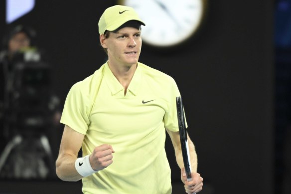 Italian world No.1 Jannik Sinner has advanced to another Australian Open final.