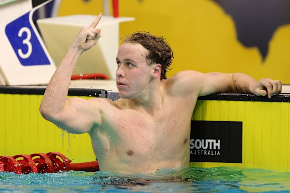 Sam Short in action. 