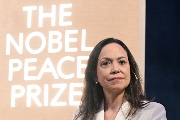 Nobel Peace Prize winner Maria Corina Machado in Oslo last month.