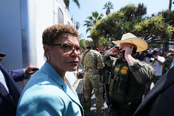 &ldquo;People have been terrorised and terrified. People don&rsquo;t leave home,&rdquo; Los Angeles Mayor Karen Bass says.