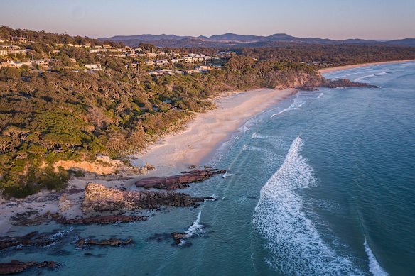 Surf breaks at Jiguma Beach.