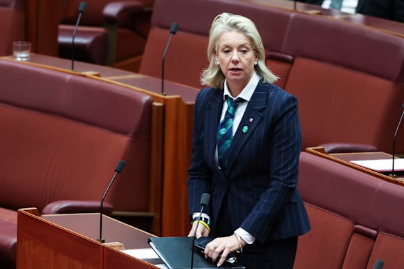 Nationals senator Bridget McKenzie. 