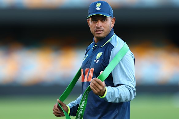 Could a back injury, and a big day two from Australia’s batsmen in Brisbane, end Usman Khawaja’s Test career?