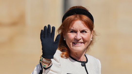 Sarah Ferguson at Windsor Castle in April.
