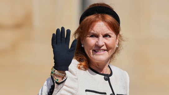 Sarah Ferguson, the former Duchess of York, in April 2025.