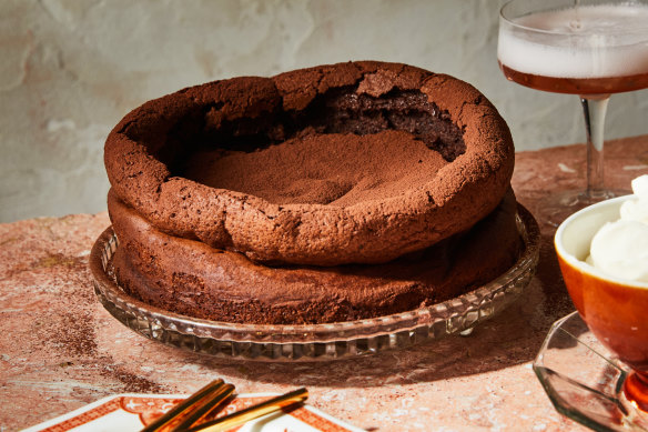 Emelia Jackson’s Flourless chocolate souffle cake.