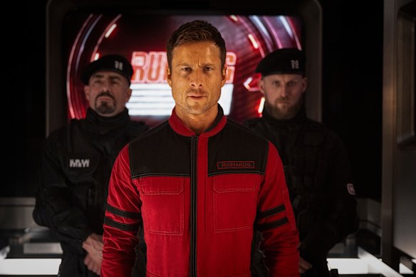 Glen Powell plays Ben Richards in the new version of The Running Man