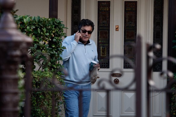 Australian barrister Evatt Tamine at his Balmain residence in May 2020.