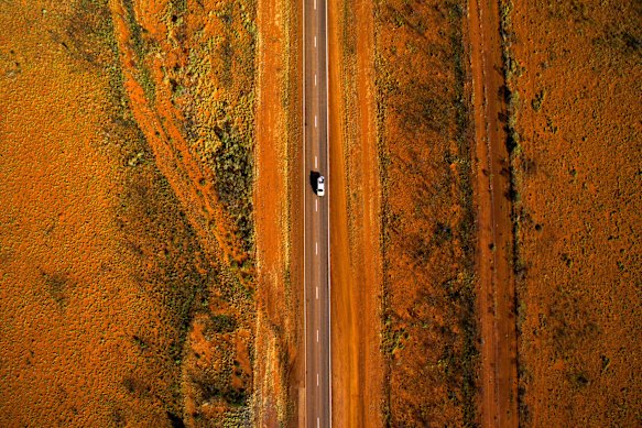 You’ll see plenty of the iconic outback red dirt along Stuart Highway on the Red Centre Way route.