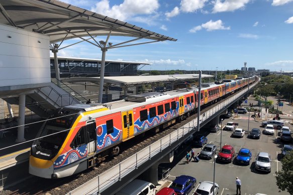 It costs more than $20 to catch the Airtrain to Brisbane Airport from inner-city stations.