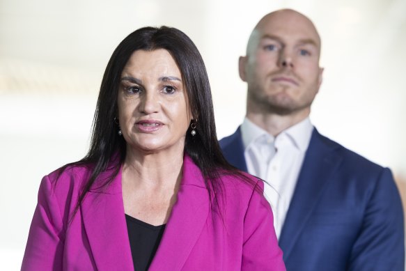 Senator Jacqui Lambie and Senator David Pocock said the proposed laws heavily favour the major parties.