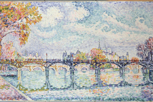 Le Pont des Arts, by Paul Signac, 1928.