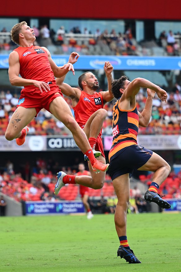 Jed Walter shows his soaring leap. 