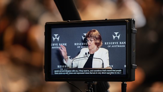 Investors were closely watching RBA governor Michele Bullock’s comments after the rate decision.