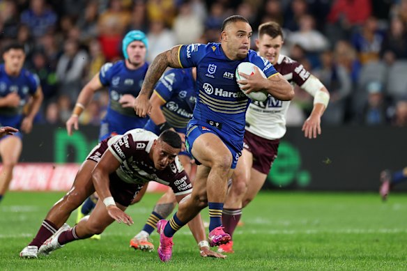 Eels utility player Dylan Walker.