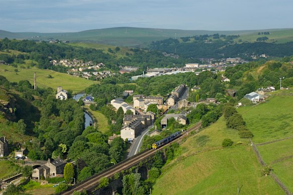The Calder Valley line affords a wealth of delights.