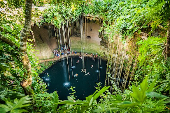 Mexico’s spectacular sinkholes, such as the famous Ik Kil on the Yucatan Peninsula, come in a wide range of shapes and sizes.