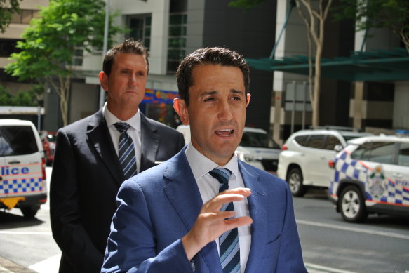 Premier David Crisafulli says a reduction in crime rates over the holiday period is “a step in the right direction”.