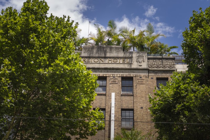 The Carlton Club includes a popular, and verdant, rooftop beer garden.
