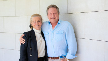 Nicola and Andrew Forrest have announced a $70 million donation to help bushfire recovery efforts.