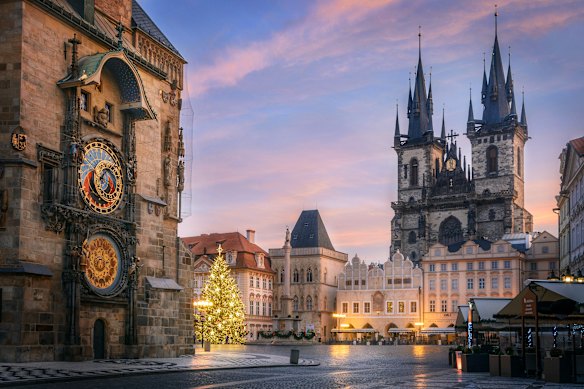 Christmas in  Prague.