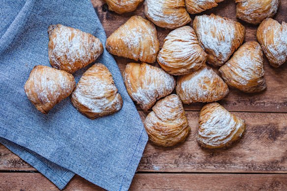 Iconic sfogliatelle shell-shaped pastries originate from Italy’s Campania region, specifically Naples.