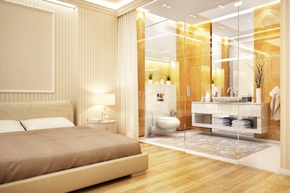 Fish-tank bathrooms leave nothing to the imagination.