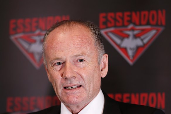 Former Essendon president Lindsay Tanner.