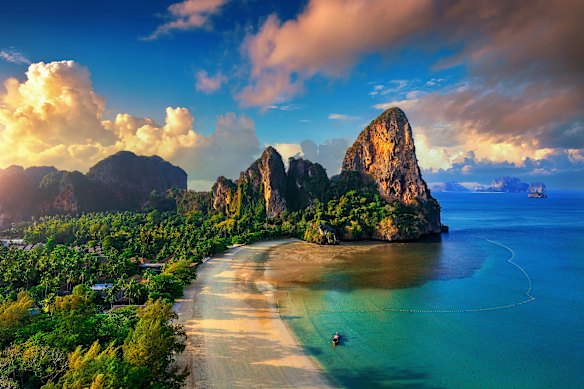 Railay is a small peninsula between the city of Krabi and Ao Nang in Thailand. 