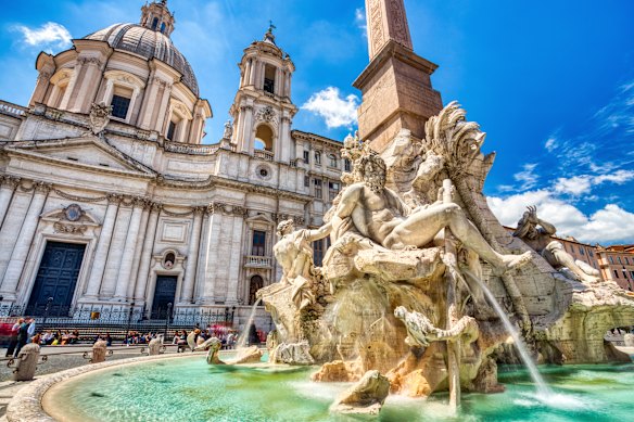 Piazza Navona … find world-famous, historic attractions on every corner in Rome.